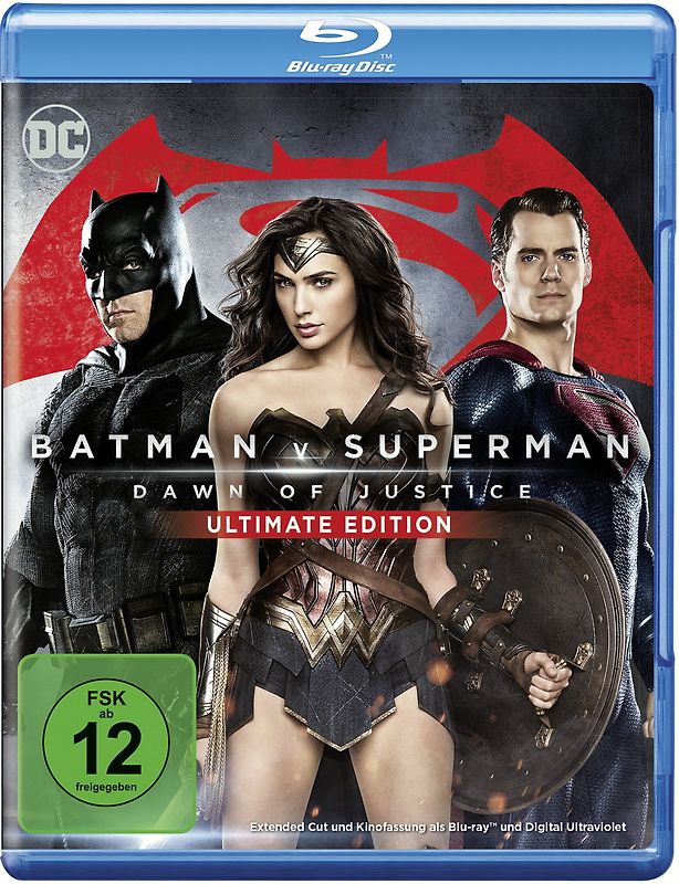 Batman v Superman: Dawn of Justice [Ultimate Edition, 2 Discs] Blu-ray Disc