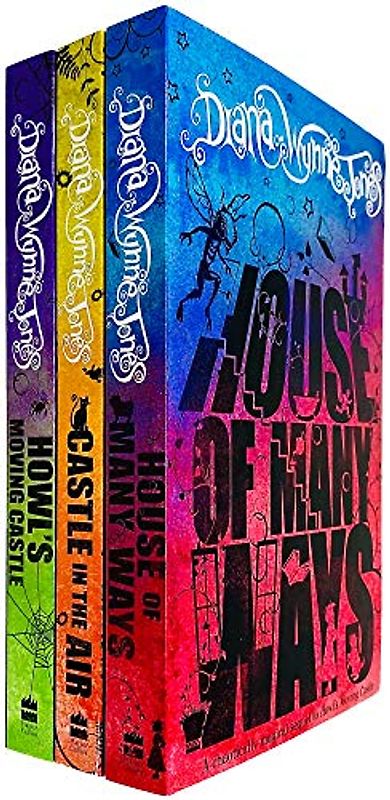 Land of Ingary Trilogy Howl's Moving Castle Complete Series 3 Books Collection Set (Howl's Moving Castle, Castle in the Air & House of Many Ways)