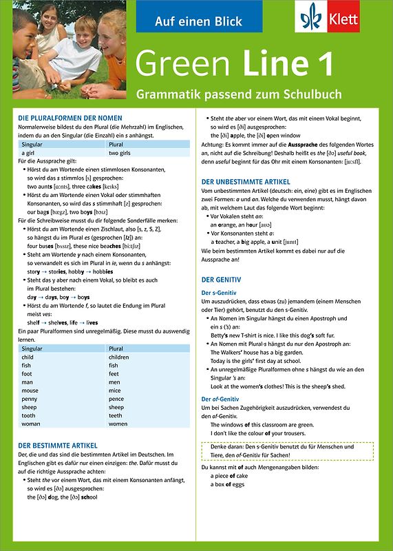 Green Line 1 - Auf einen Blick