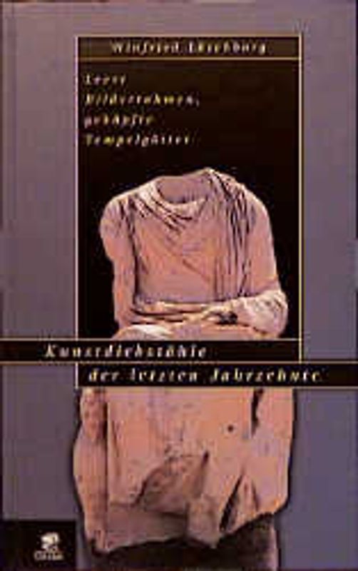 Leere Bilderrahmen, geköpfte Tempelgötter