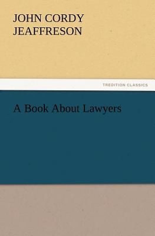 A Book About Lawyers