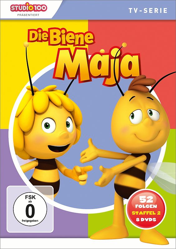 Die Biene Maja - Staffel 2, 52 Folgen [8 DVDs] DVD