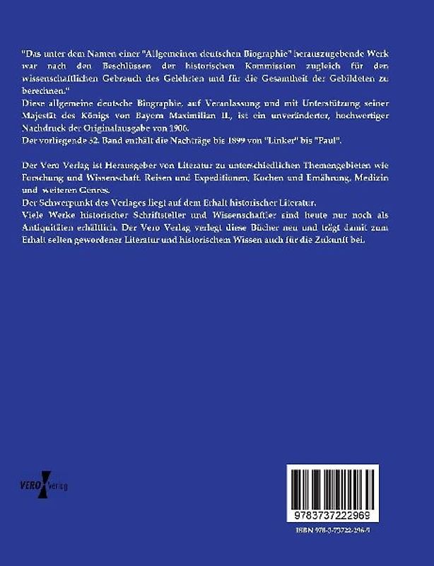 Allgemeine deutsche Biographie