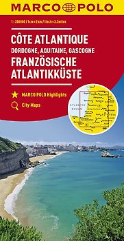 MARCO POLO Regionalkarte Französische Atlantikküste 1:300.000