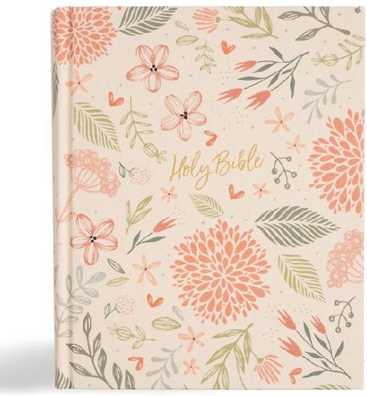 CSB Notetaking Bible, Expanded Reference Edition, Floral Cloth Over Board