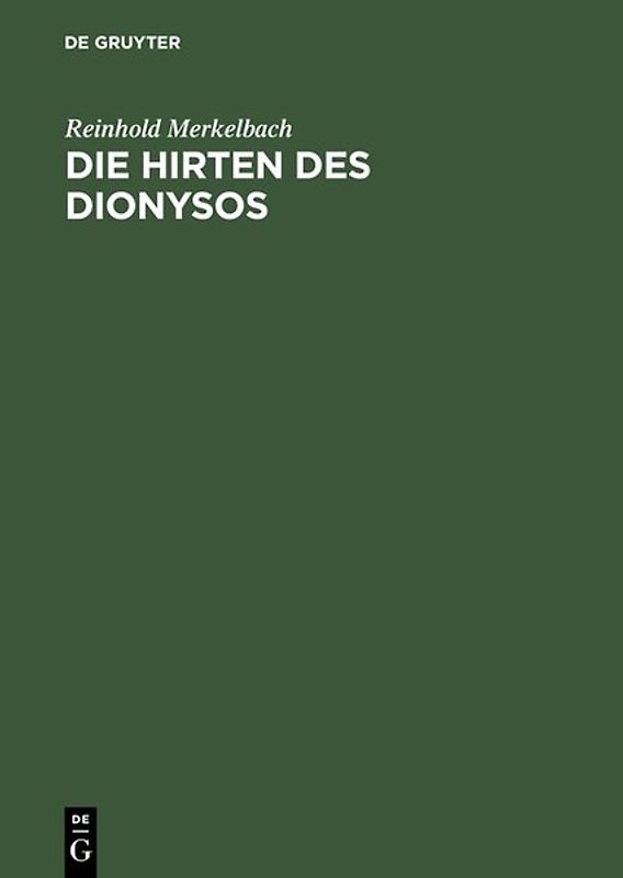Die Hirten des Dionysos