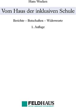 Vom Haus der inklusiven Schule