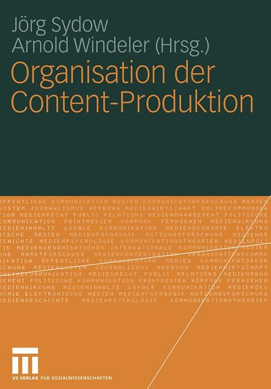 Organisation der Content-Produktion