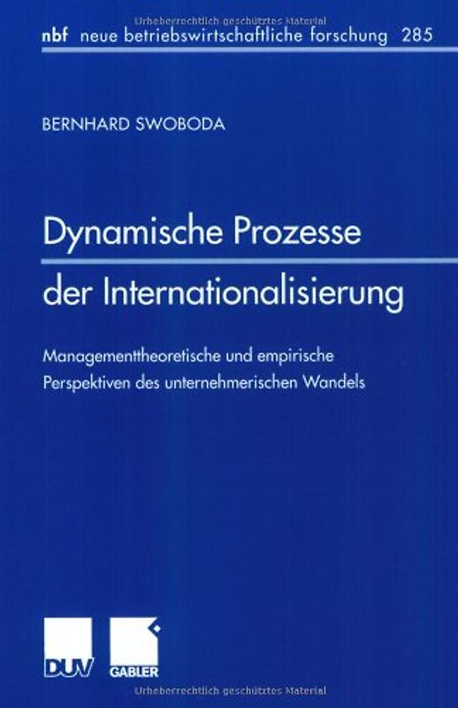 Dynamische Prozesse der Internationalisierung