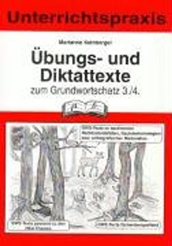 Übungs- und Diktattexte zum Grundwortschatz 3./4.