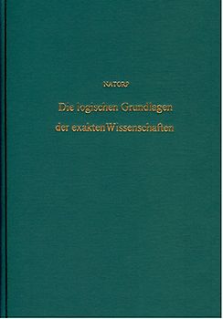 Die logischen Grundlagen der exakten Wissenschaften