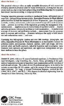 Separation Processes in Waste Minimization