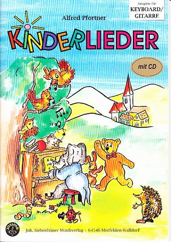 Kinderlieder, Keyboard/Gitarre mit CD
