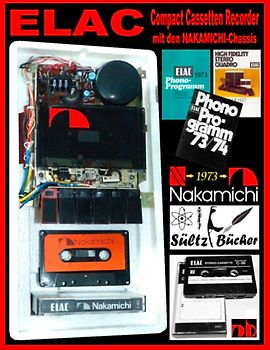 ELAC Compact Cassetten Recorder mit den NAKAMICHI-Chassis