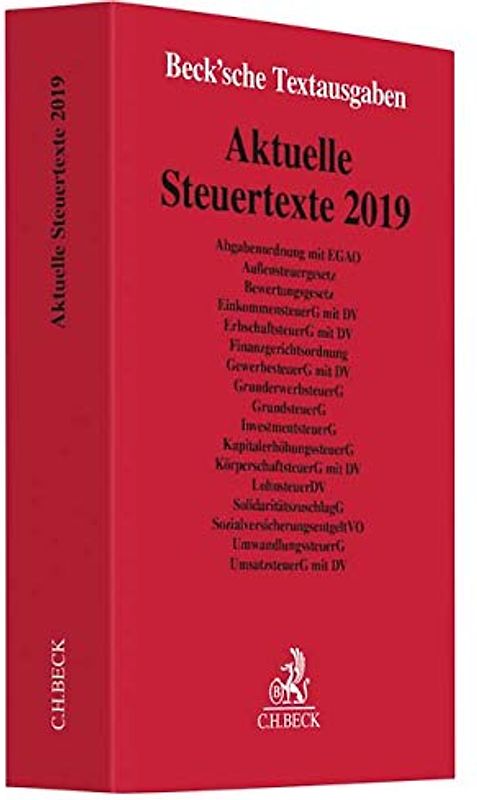 Aktuelle Steuertexte 2019