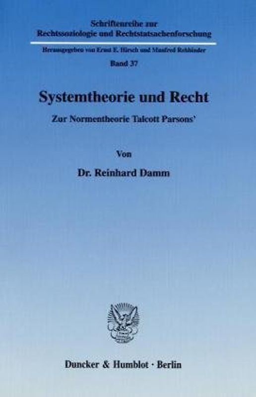 Systemtheorie und Recht.