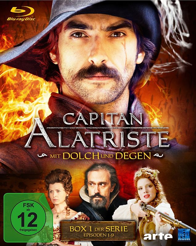 Capitan Alatriste - Mit Dolch und Degen - Box 1 (Folge 1-9) [Blu-ray] Blu-ray Disc