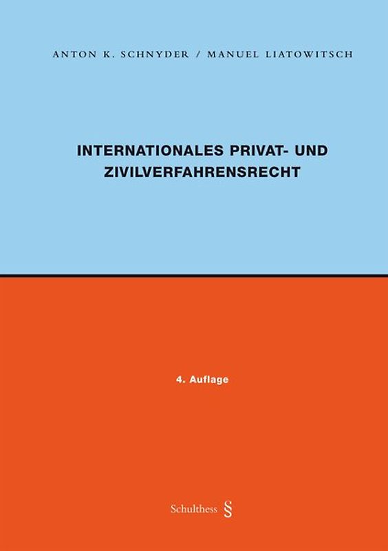 Internationales Privat- und Zivilverfahrensrecht