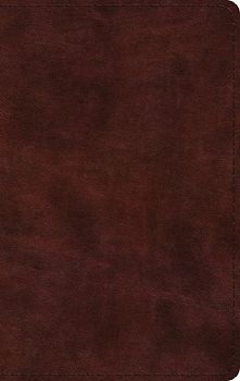 ESV Large Print Thinline Bible (Trutone, Mahogany)