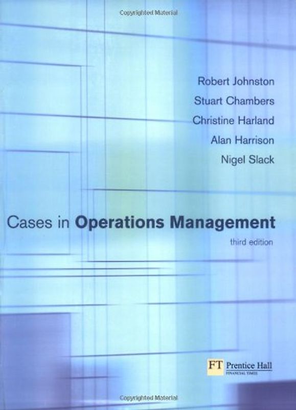 Cases in Operations Management
