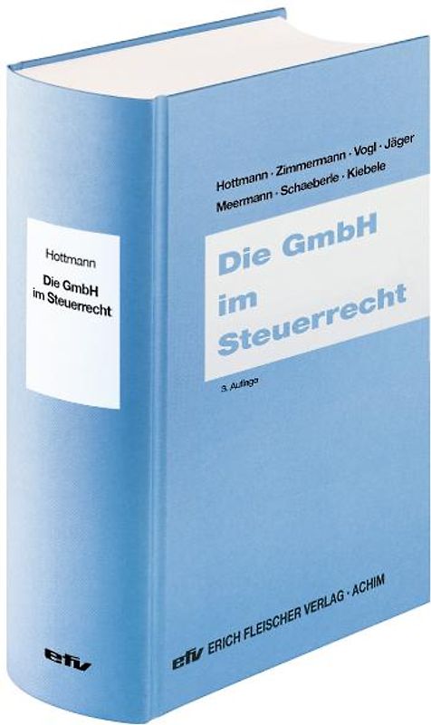 Die GmbH im Steuerrecht