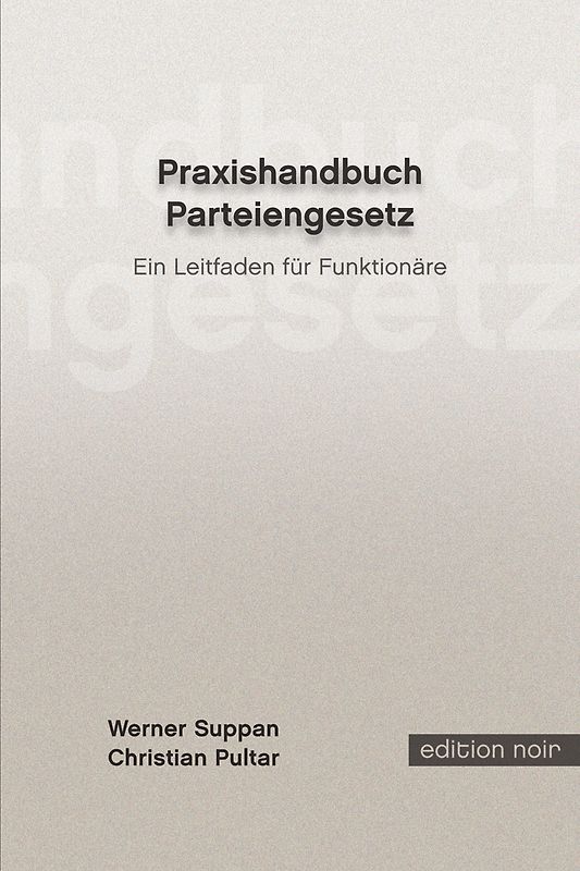 Praxishandbuch Parteiengesetz