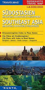 KUNTH Reisekarte Malaysia, Indonesien 1:4 Mio.