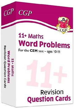 11+ CEM Revision Question Cards: Maths Word Problems - Ages 10-11