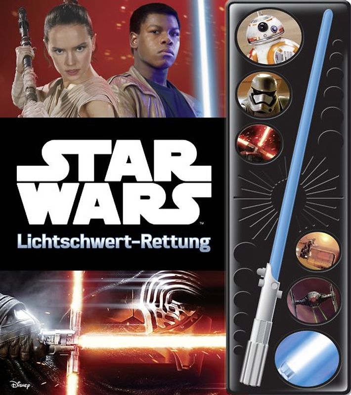 Star Wars Lichtschwert-Rettung - Soundbuch, Pappbilderbuch mit 7 Geräuschen