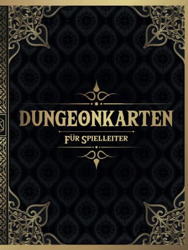 Dungeonkarten für Spielleiter: 50 einzigartige und anpassbare Dungeon-Karten für DnD-Tabletop-Rollenspiele | Quest-Inspiration für Spieler (RPG Karten für Spielleiter)