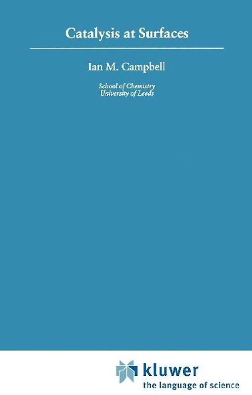Catalysis at Surfaces