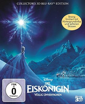 Die Eiskönigin - Völlig unverfroren - Digibook  (+ BR) [3D Blu-ray] 3D Blu-ray Disc