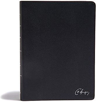 KJV Spurgeon Study Bible, Black Genuine Leather