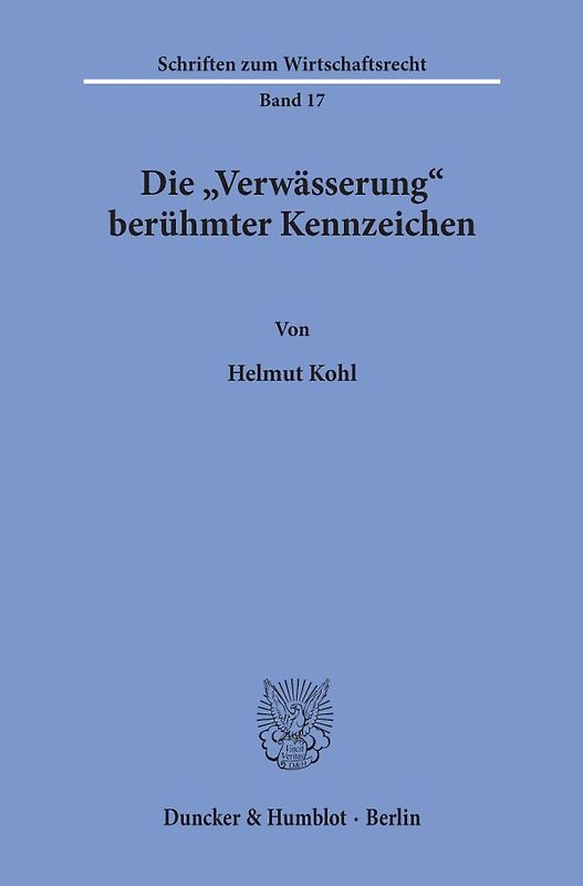 Die "Verwässerung" berühmter Kennzeichen.
