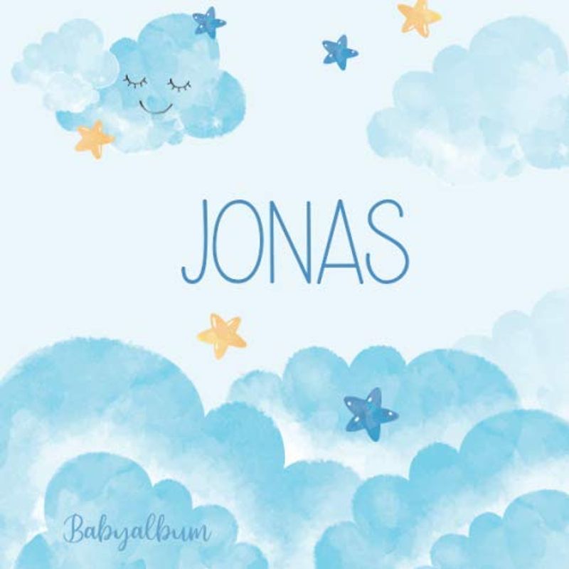 Jonas Babyalbum: Babybuch zum Eintragen, Ausfüllen und Gestalten