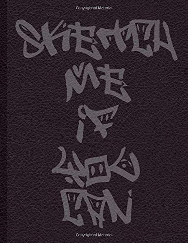 Blackbook Graffiti Sketchbook Blank Book With White Papers Sketch Book Art Book: Black Book Graffiti Sketchbook 8.5 x 11 Large Blank Pages With White ... Doodling, Sketch Book Artist Journal