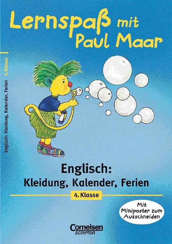 Lernspaß mit Paul Maar - Englisch / 4. Schuljahr - Kleidung, Kalender, Ferien. Lernspiele (Heft 2)