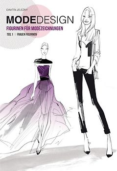 Modedesign Figurinen für Modezeichnungen