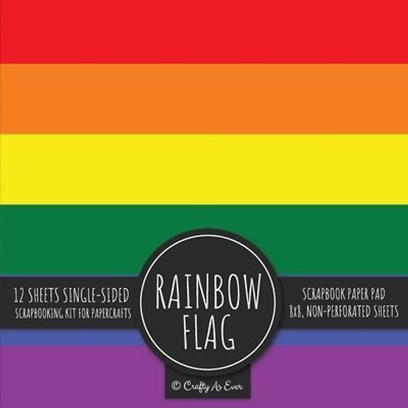 Rainbow Flag Scrapbook Paper Pad