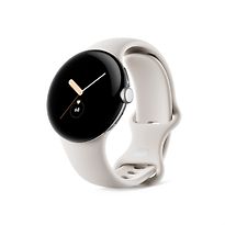 Image of Google Pixel Watch 41 mm zilver op kalk sportbandje [wifi + 4G] (Refurbished)