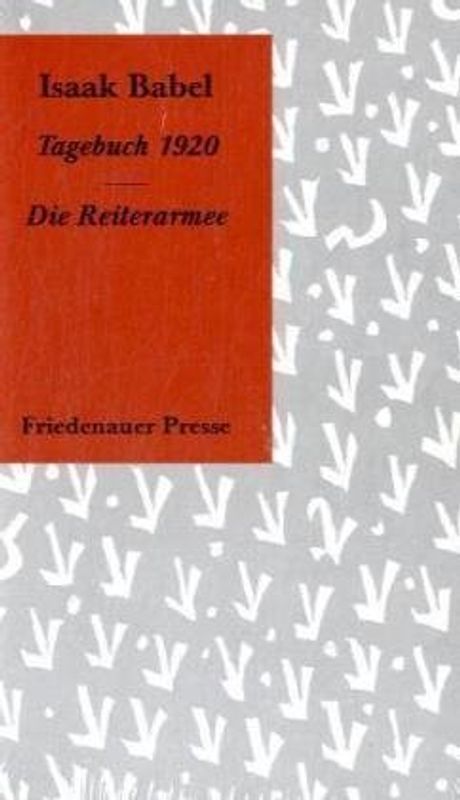 Tagebuch 1920 /Die Reiterarmee