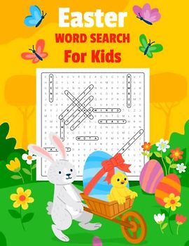 Ultimate Easter Word Search Book For Kids : Challenging and Fun Word Puzzles for Adults, Seniors and Kids Alike to Unwind and Relax During the Spring Season | A4 Design , 126 Pages , Kids Busy Book