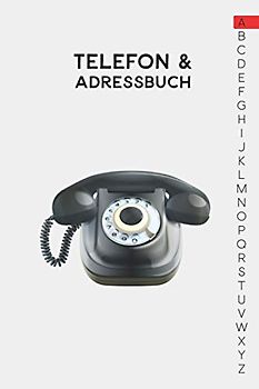 Telefon & Adressbuch: Ca. A5-Format für Adressen, Telefonnummer und Geburtstage mit A-Z Register