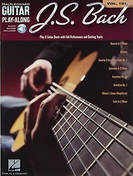 J.S. Bach: Guitar Play-Along Volume 151 (Guitar Play-Along, 151, Band 151)