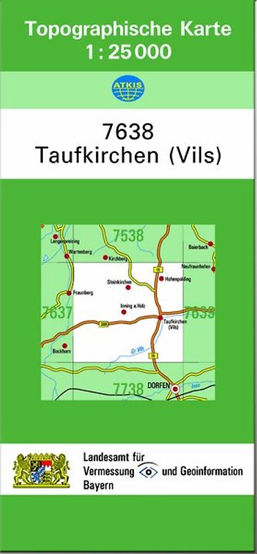 TK25 7638 Taufkirchen (Vils)