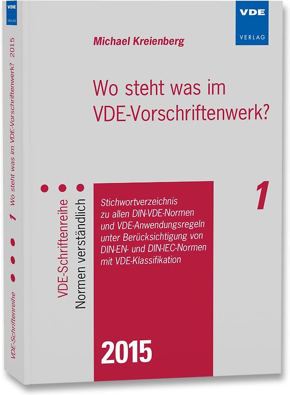 Wo steht was im VDE-Schriftenwerk? 2015