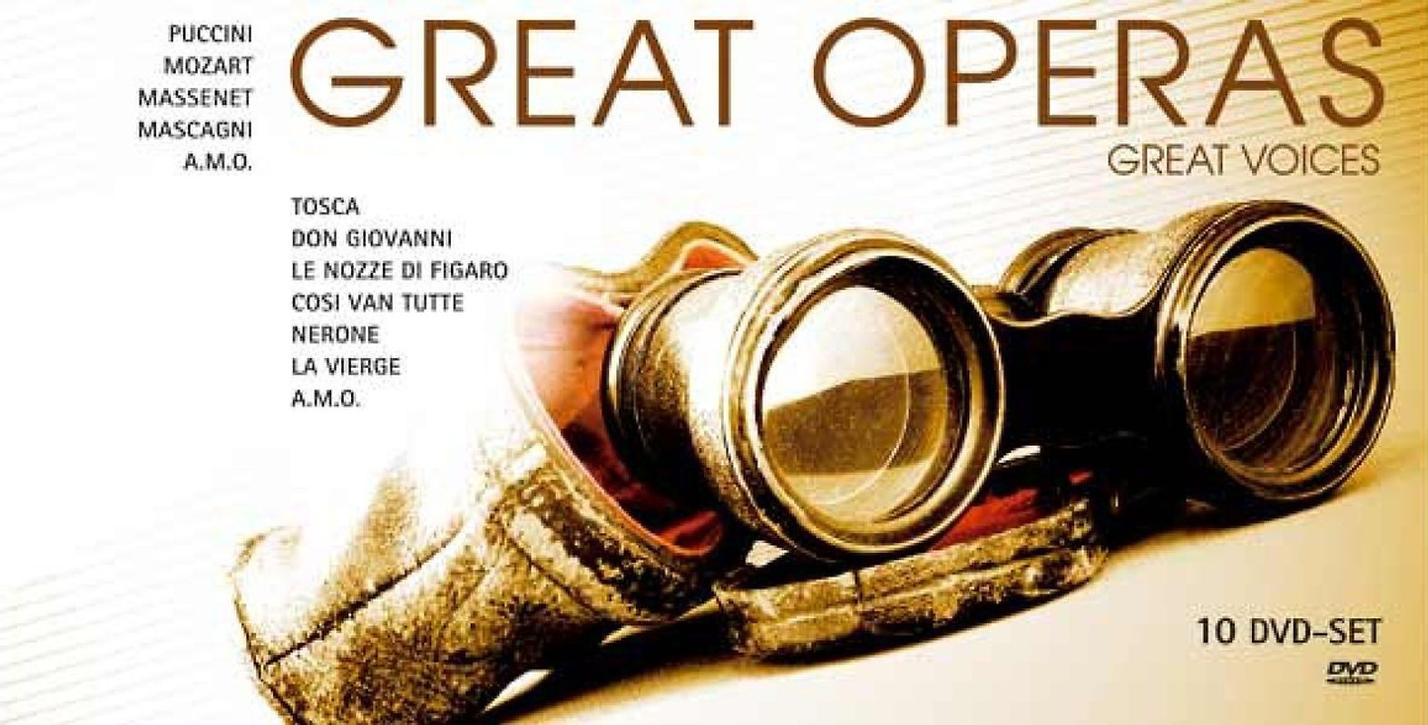 Various Artists - Great Operas, Great Voices (10 DVDs / NTSC)