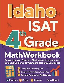 Idaho ISAT Grade 4 Math Workbook