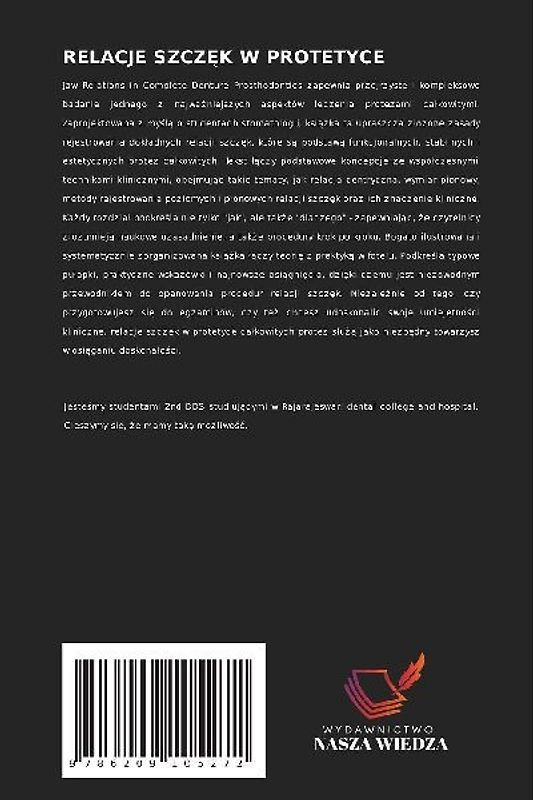 RELACJE SZCZ¿K W PROTETYCE