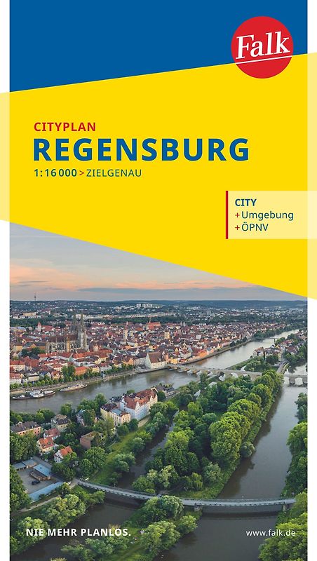 Falk Cityplan Regensburg 1:16.000